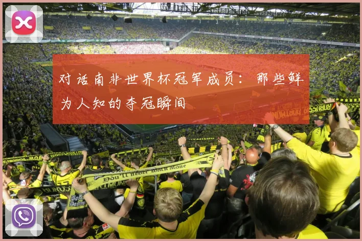 对话南非世界杯冠军成员：那些鲜为人知的夺冠瞬间
